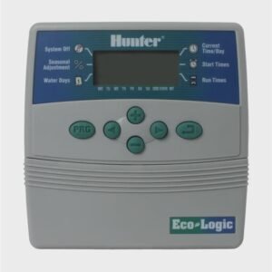 Programador digital de rega HUNTER 4 zonas para electroválvulas