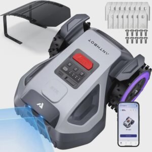 Robô corta-relva ANTHBOT M5 + Garagem + Lâminas sem fio 700 m² Net RTK 4G