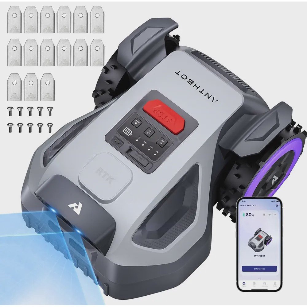 Robô corta-relva ANTHBOT M5 sem fio 700 m² Net RTK 4G