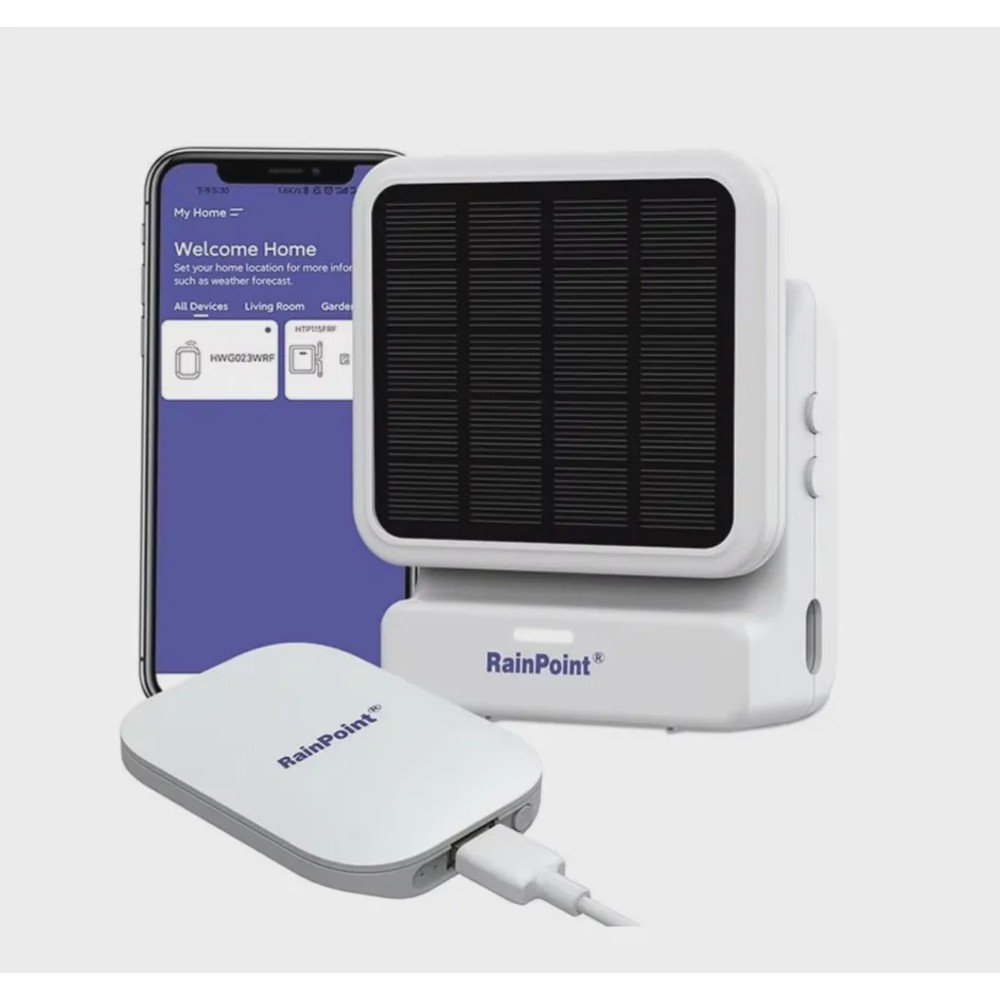 Bomba de rega solar inteligente WiFi com controlador automático