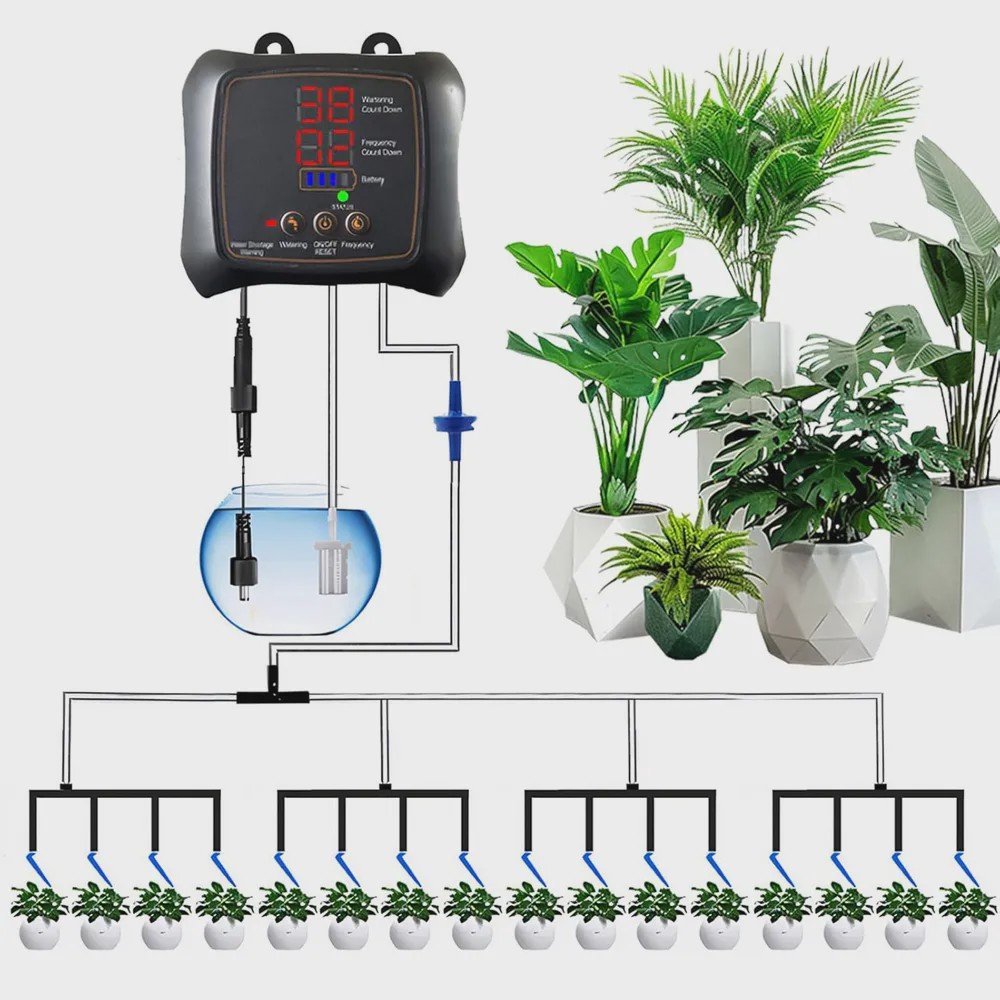 Sistema de irrigação automática solar, irrigação programável