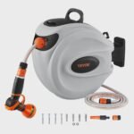 Enrolador de Mangueira de Parede 20 m x 12 mm VEVOR, Carretel de Irrigação