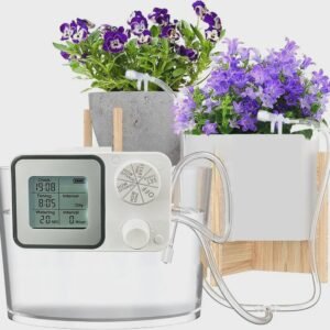 Sistema de irrigação automática por gotejamento, kit de irrigação para 15 vasos