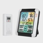Estação meteorológica digital com sensor exterior sem fios